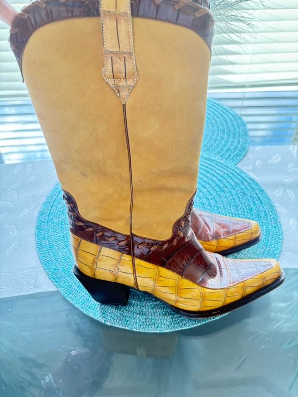 Vintage Donald J Pliner Western Couture Jaja Cowboy Boots